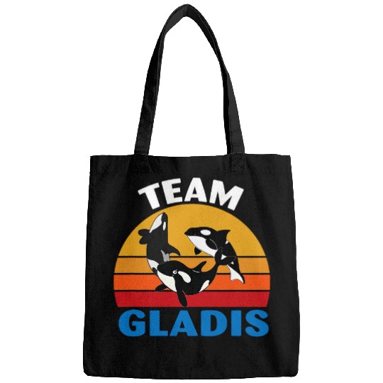 Team Gladis Orca Whale Funny Boat Bags