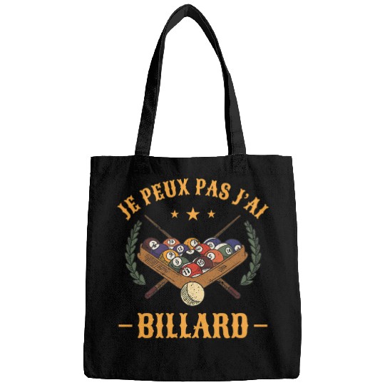 Mens Je Peux Pas Jai Billiard Quote For A Pool Player Bags