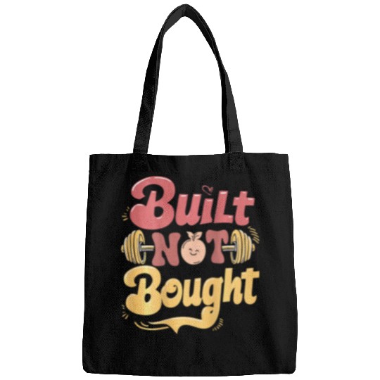 Built Not Bought Workout Pump Cover Gym Weightlifting Bags