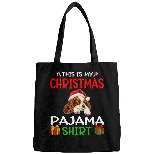 Cute Cavalier King Charles Spaniel Dog This is my Christmas Bags