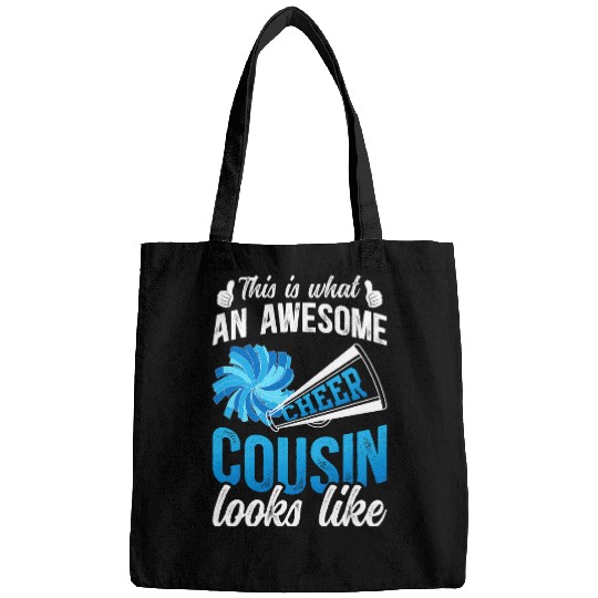 Awesome Cheer Cousin Cheerleading Cousin Cheerleader Cousin 1 Bags