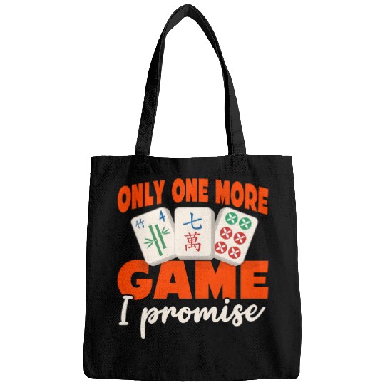 Mahjong player funny mahjong chinese tile game Bags