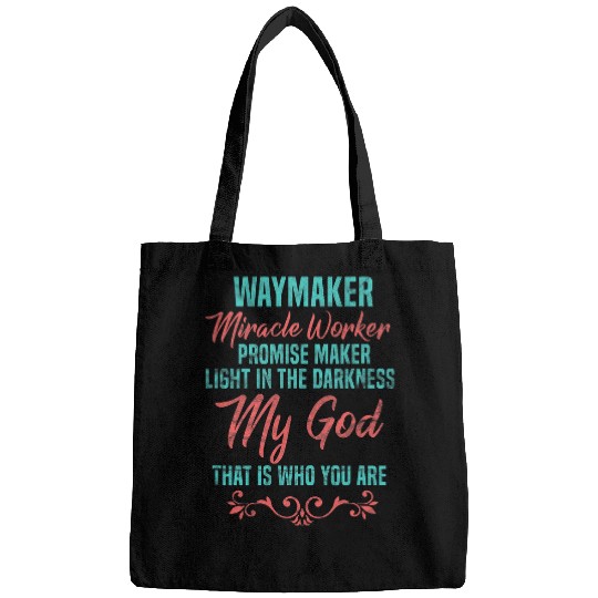 Way Maker Miracle Worker Promise Keeper Christian Faith Bags
