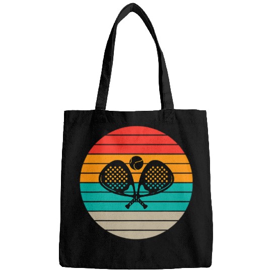 Padel vintages Retro Graphic Print Tee for Unisex Bags