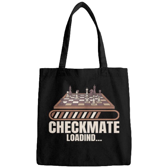 Checkmate Loading Chess Club Chess Lover Chess Player Bags