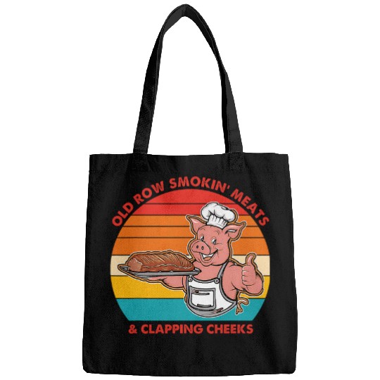 Old Row Smokin Meats Clapping Cheeks Apparel Bags