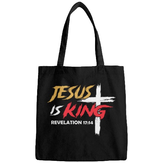 Jesus Is King Bible Scripture Quote Christian Crown 4 Bags