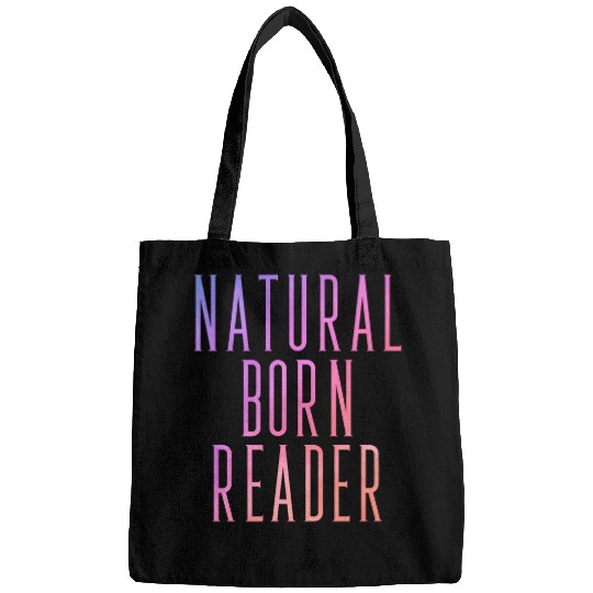 Natural Born Reader Book Lover Retro Tie Dye vintages Bags