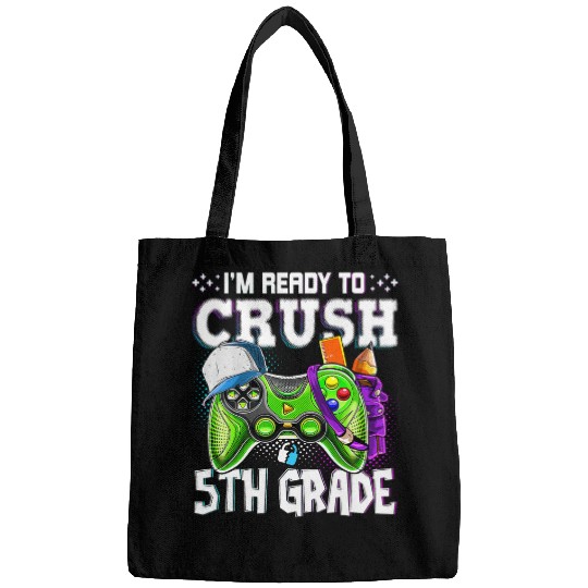Im Ready to Crush 5th Grade Back to School Video Game Bags