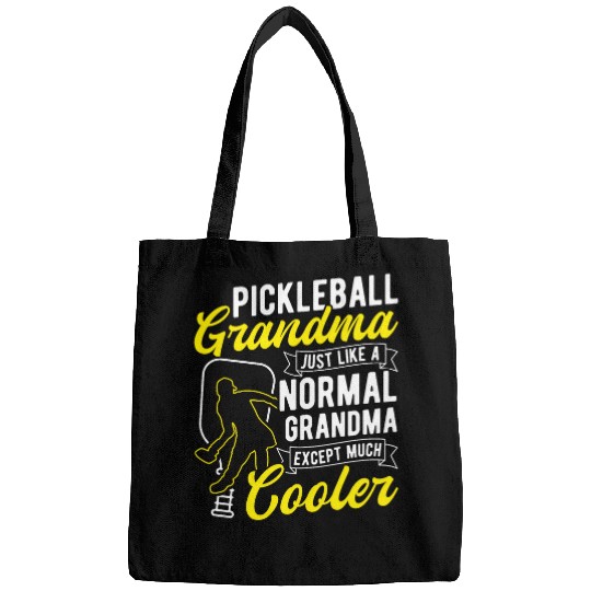 Grandma Pickleball Player Racket Pickle Sport Net Pickle Bags