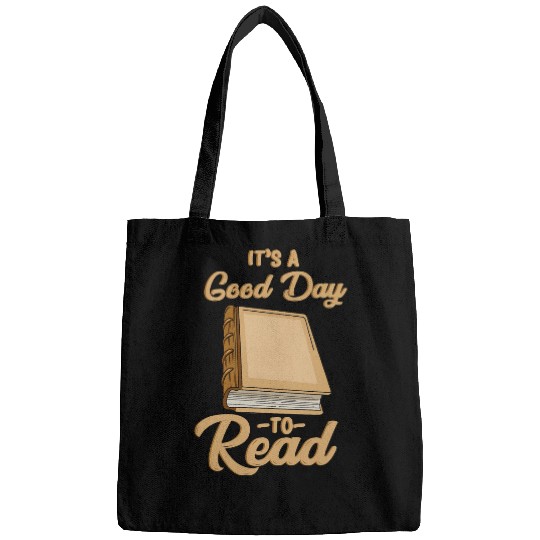 Good Day To Read I Book Lovers Reading Teacher Bookworm Bags