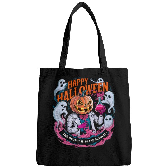 Funny Science Nerdy Biology Physic Math Lover Halloween 3 Bags