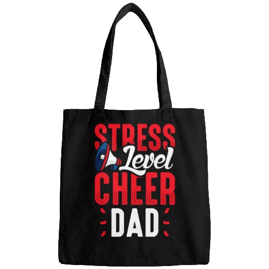 Cheerleading Father Costume Cheerleader Papa Cheer Dad 1 Bags