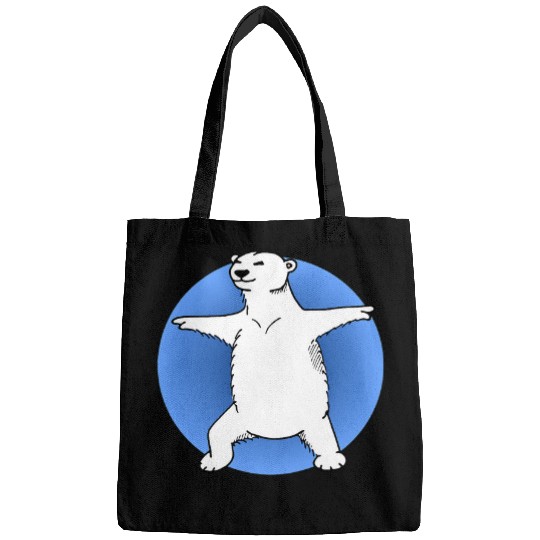 Polar Bear Yoga Pose Bags
