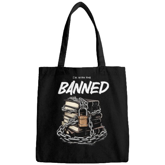 Im with the Banned Band Banned Books 1 Bags