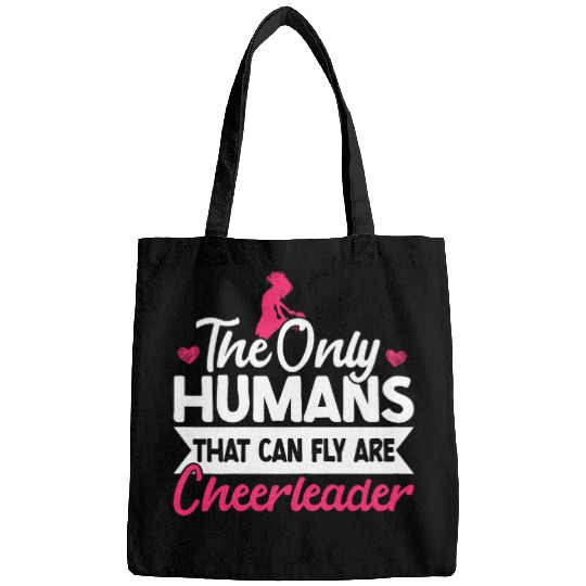 Cheerleader Rebel Cheerleading Outfit Cheer Mom Tee Bags