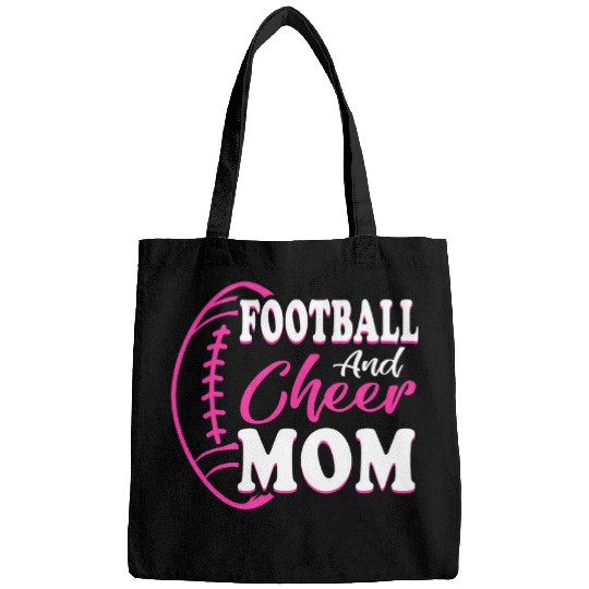 cheerleading cheer football and cheer mom mor game day Bags