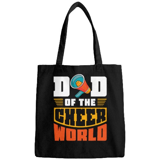 Cheerleading Father Costume Cheerleader Papa Cheer Dad Bags