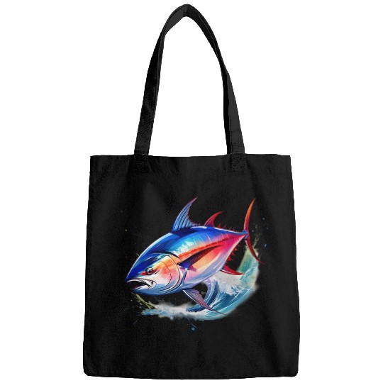 Deep sea Bluefin Tuna Fishing Drawing of Tuna Fishing Bags