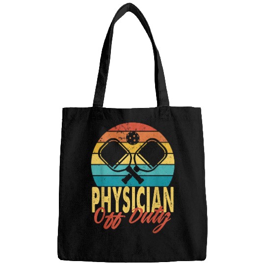 Physician Off Duty Pickleball Player Retirement Bags