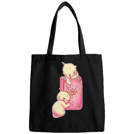 Kewpie Baby Magic Spell Book Witchcraft Halloween Gothic Bags
