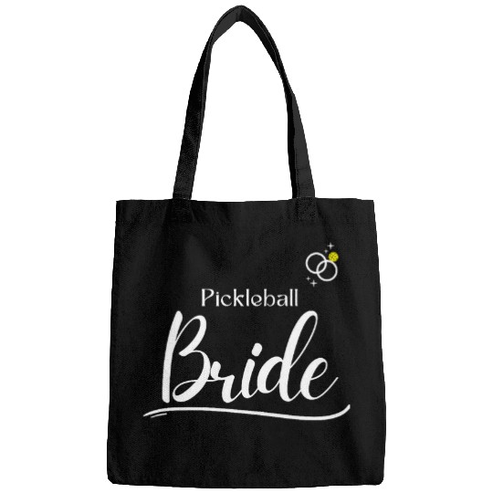 Pickleball Bride Tee Couple Dating Wedding Pickleball Bride Bags