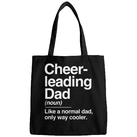 Mens Cheerleading Dad Definition Normal Only Cooler Sport Gift Bags