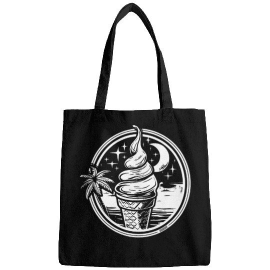 Ice Cream Drawing Gelato Sherbet Bags