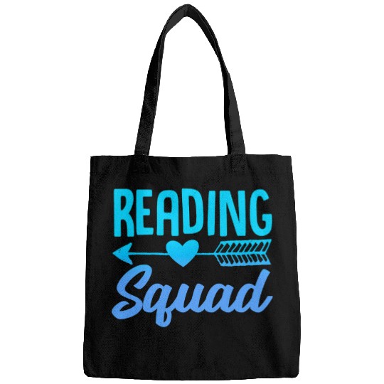 Reading Squad Book Reader Bookworm Matching Bags