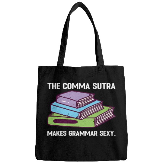 The Comma Sutra makes Grammar Sexy Funny Bags