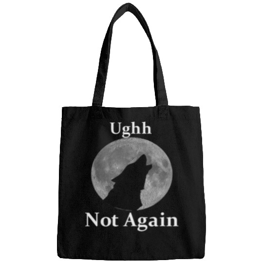 Funny Werewolfs Transformation Under a Full Moon Bags