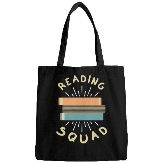 Reading Squad Book Lover and Reading Teacher 2 Bags