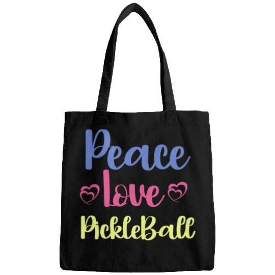 Pickleball Cute Peace Love Pickleball Bags