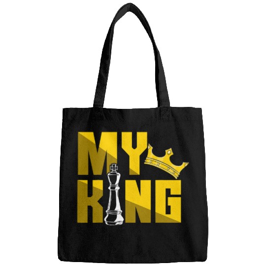 King Chess Player Board Game Lover Chess Board Bags