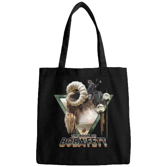 Star warss The Book Of Boba Fett Bantha Riding Triangle Fill Bags