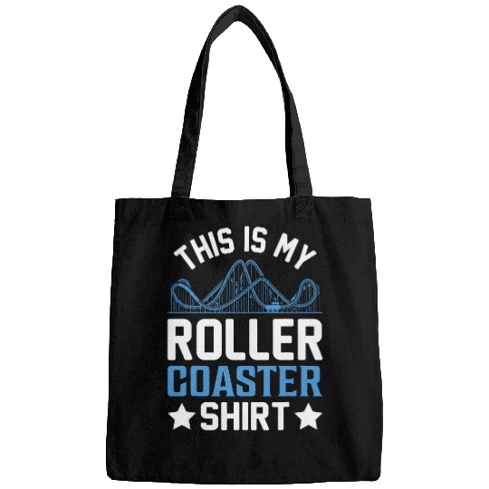 Amusement Park Funny Roller Coaster vintagess Theme Park Bags