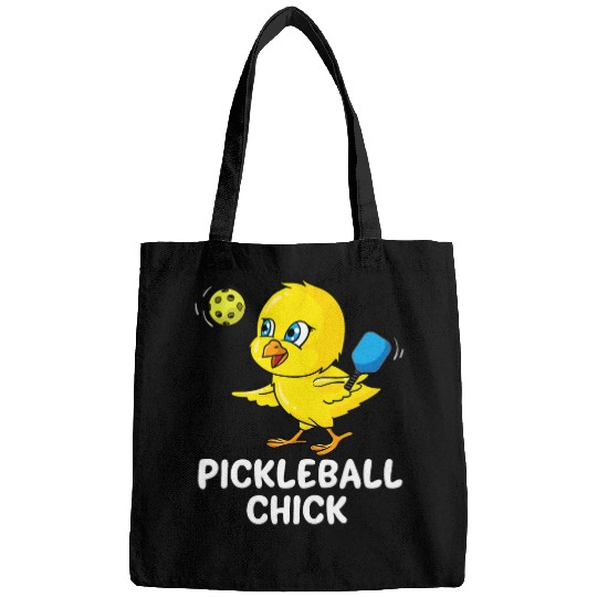 Pickleball Chick Funny Pickleball Girls Bags