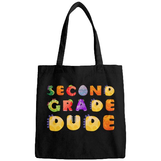 Kids Dinosaurs Second Grade Dude Back to School Bags