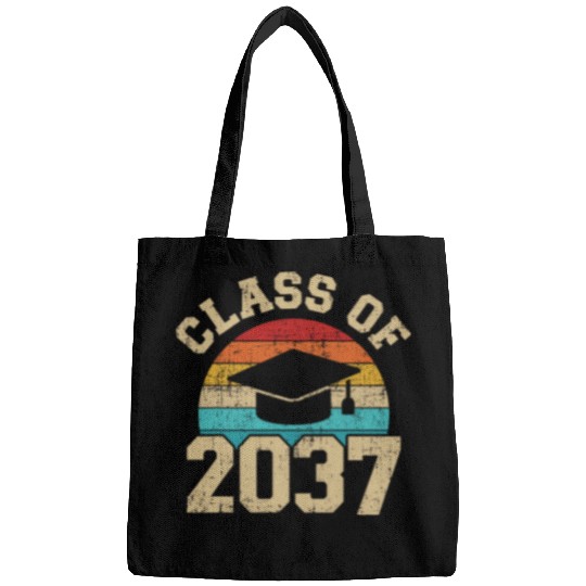 Kindergarten to graduation class of 2037 grow with me Bags