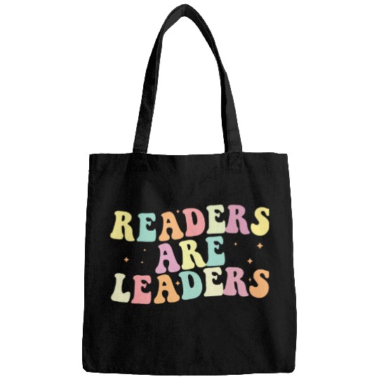Readers Are Leaders Bookworm Book Lover Reading Teacher Cute 1 Bags