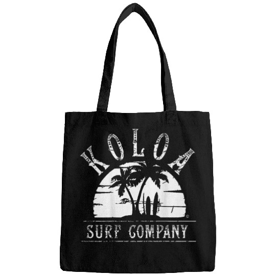 Koloa Surf Palms at Sunset White Logo Lightweight Classic Bags