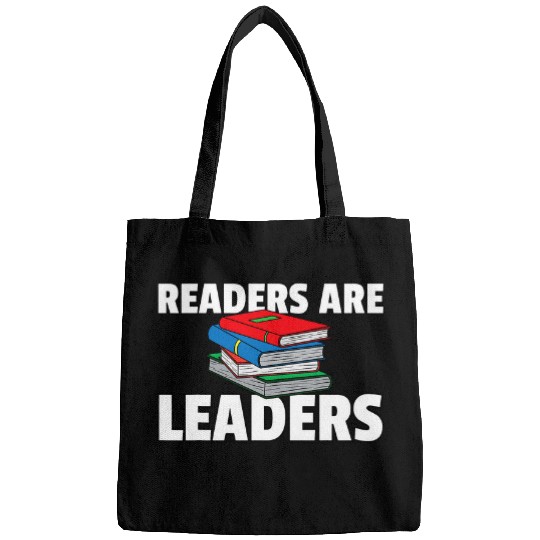 Readers Are Leaders Book Librarian Bookworm Teacher Bags