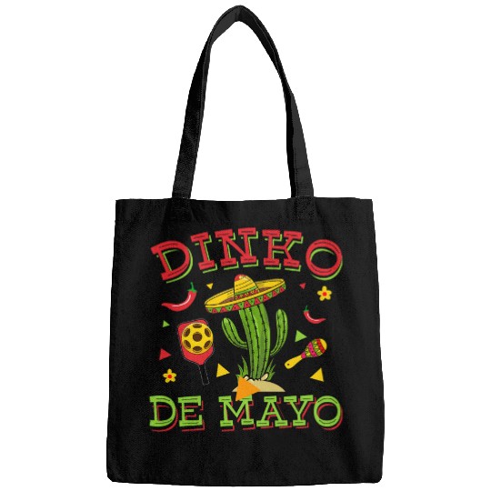 Pickleball Dinko De Mayo Mexican Sombrero Cinco De Mayo 1 Bags