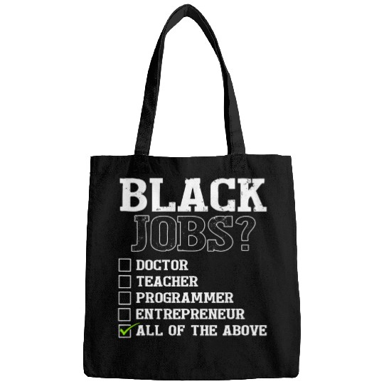 Black Jobs Definition Black Excellence Black Doctor Teacher Bags