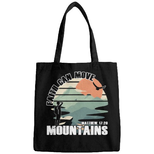 Faith Can Move Mountains For Christian Men Women Kids Bags