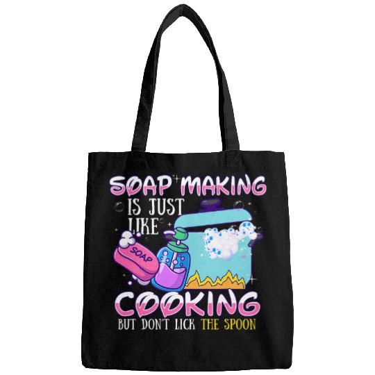 Funny Soap Making Is Just Like Cooking Lick Spoon Gift Bags