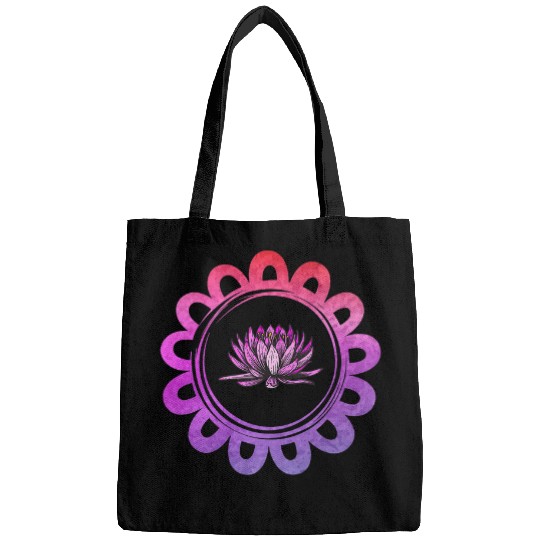 Lotus Mandala Buddhist Zen Yoga Meditation Buddha Bags