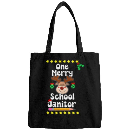 One Merry School Janitor Happy Christmas Faculty Jolly Bags