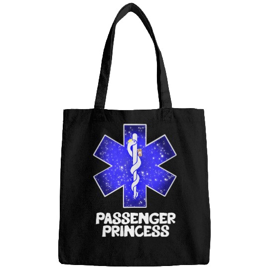 EMS EMT Paramedic Passenger Princess Star of Life Funny Bags