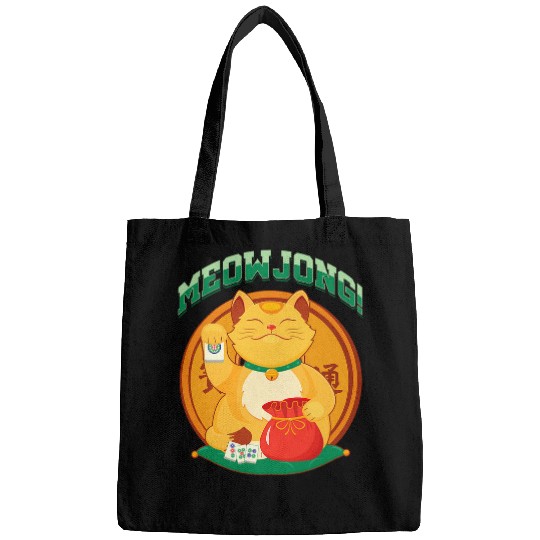 Meowjong Mahjong Tiles Mahjong Player Bags